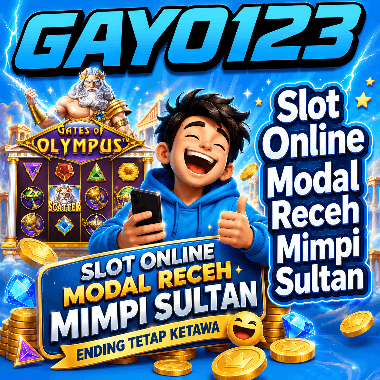 Banner GAYO123 Cyber Blue